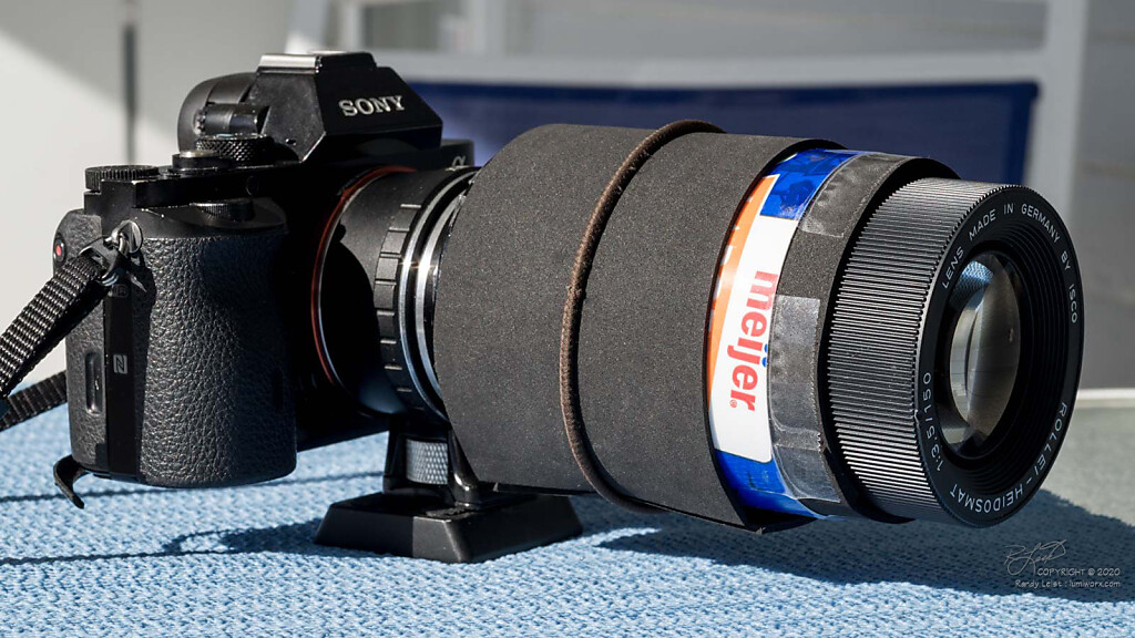 Adapting a Rollei Heidosmat 150mm f/3.5 Projection lens